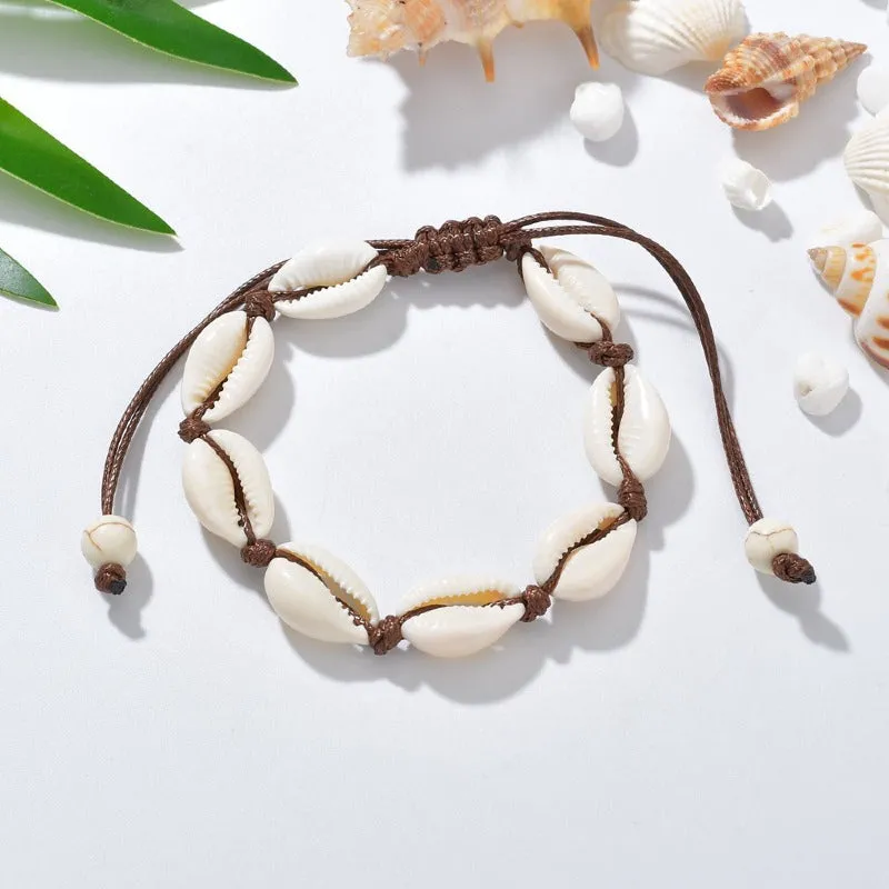 European & American Bohemian Shell Anklet