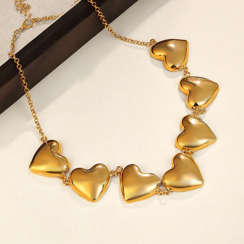 Fashionable and Simple Heart-shaped Jewelry