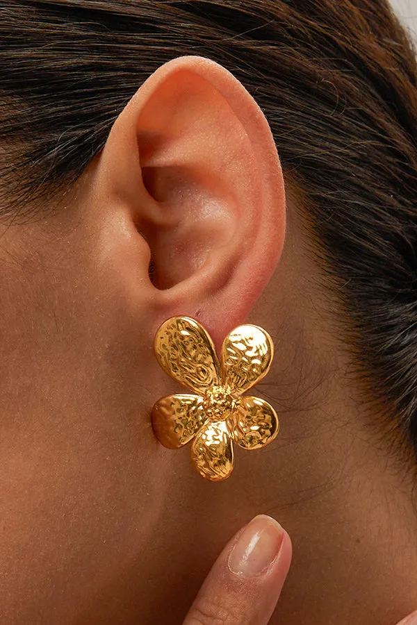 Fashionable Fresh Flower Earrings