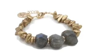 Gold crush bracelet