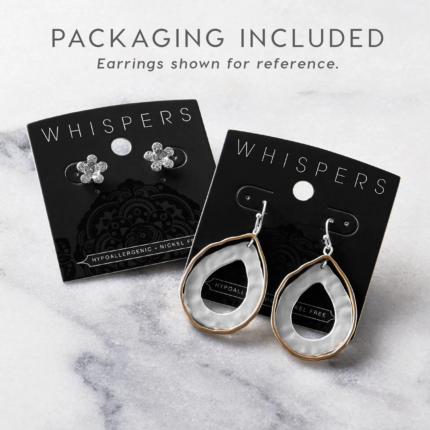 Gold Filigree Stem Earrings