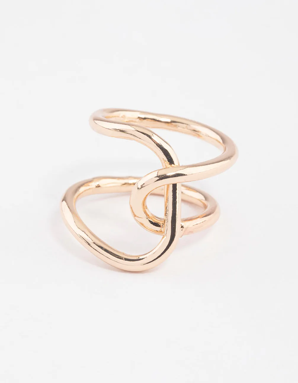 Gold Knotted Wrap Ring