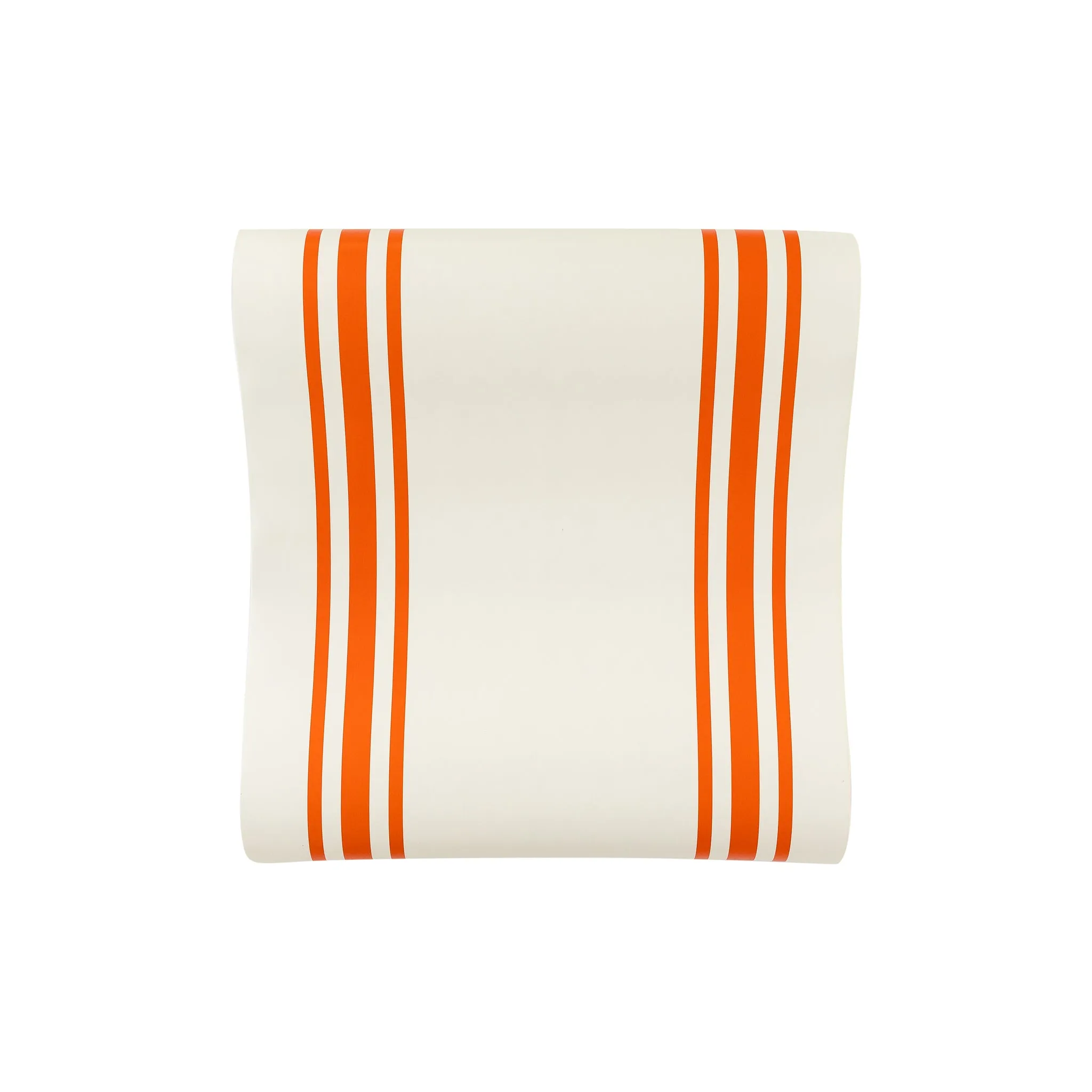 Harvest Rust Striped Paper Table Runner