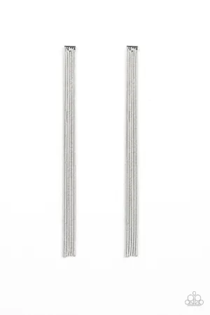 Head To Toe Dazzle Silver-Earrings