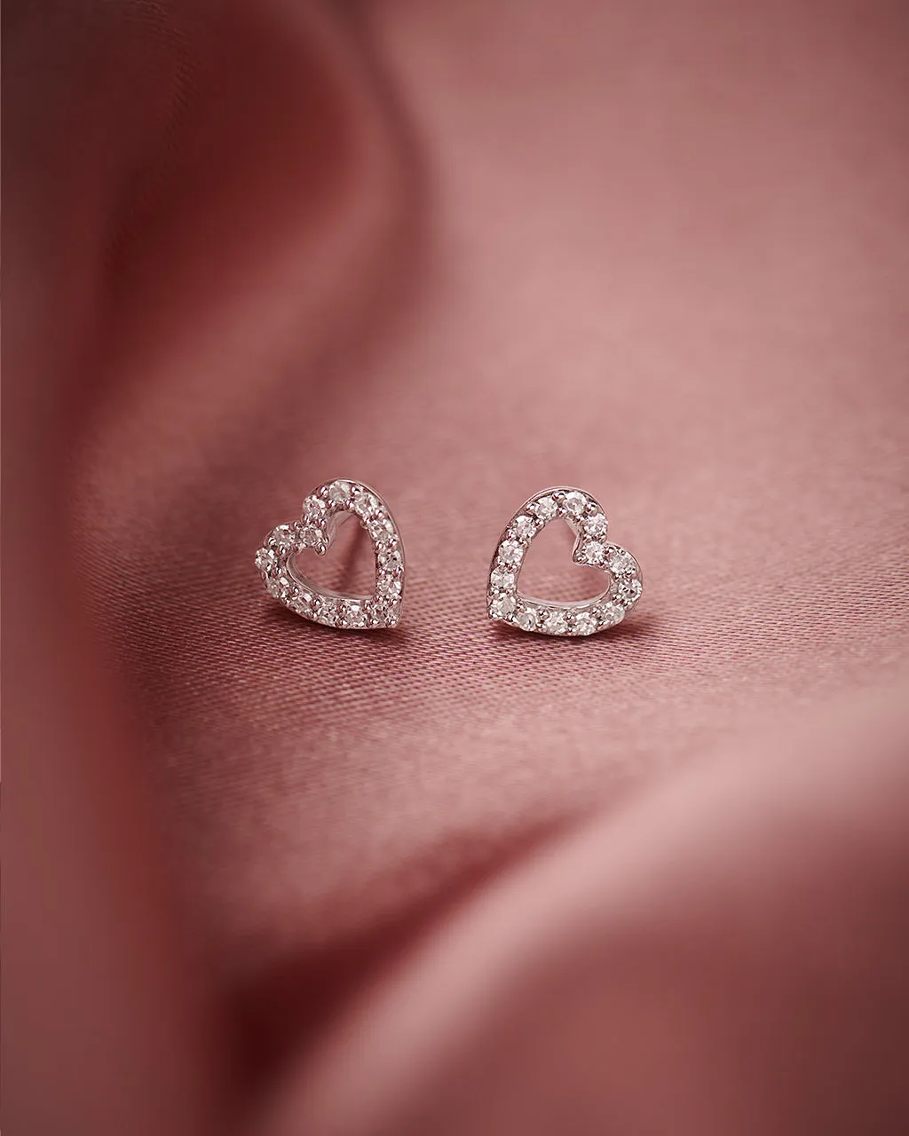 Heart Co Diamond Earrings