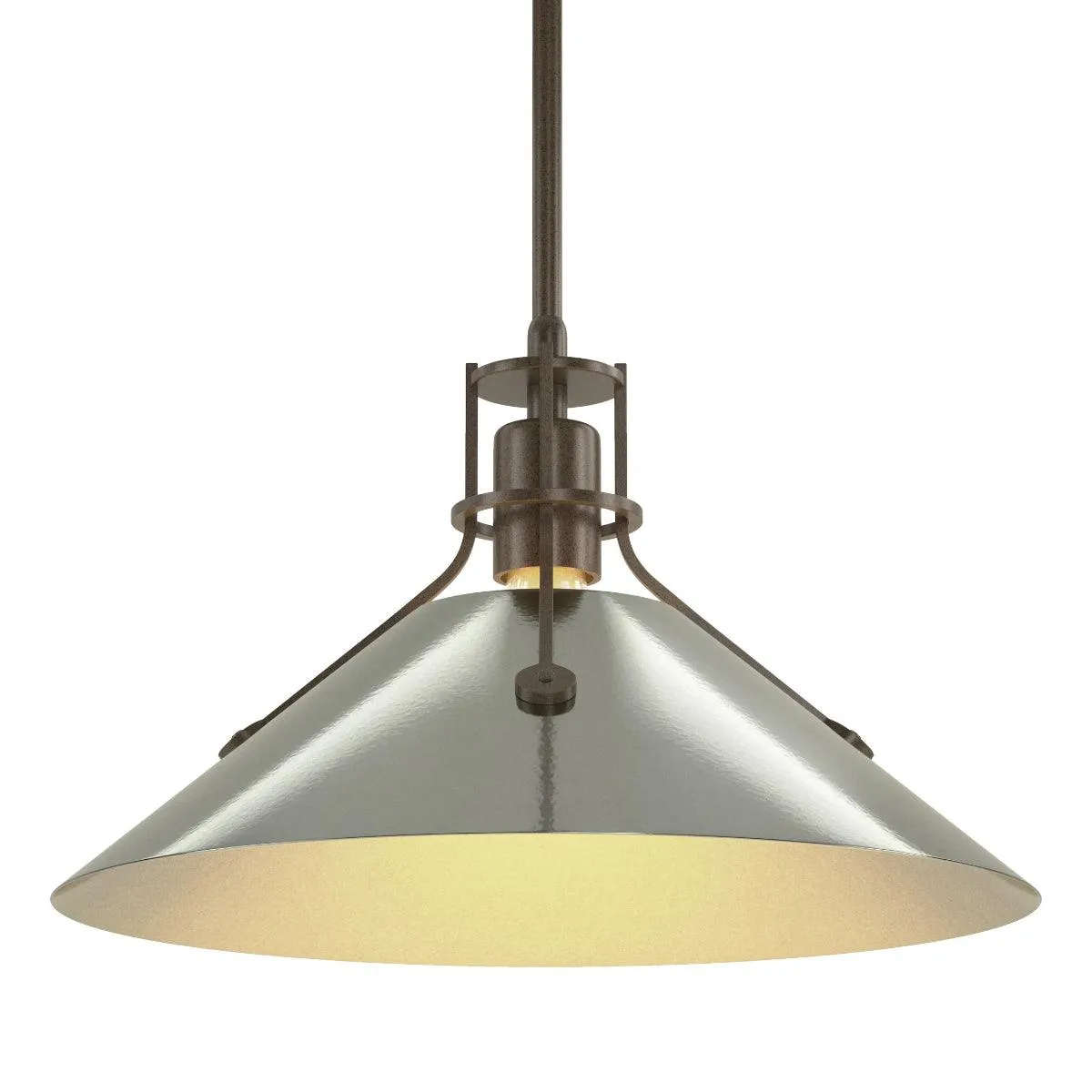 Henry 14 in. Pendant Light Bronze finish Steel shade