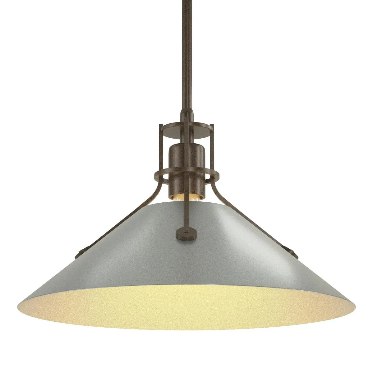 Henry 14 in. Pendant Light Bronze finish Steel shade