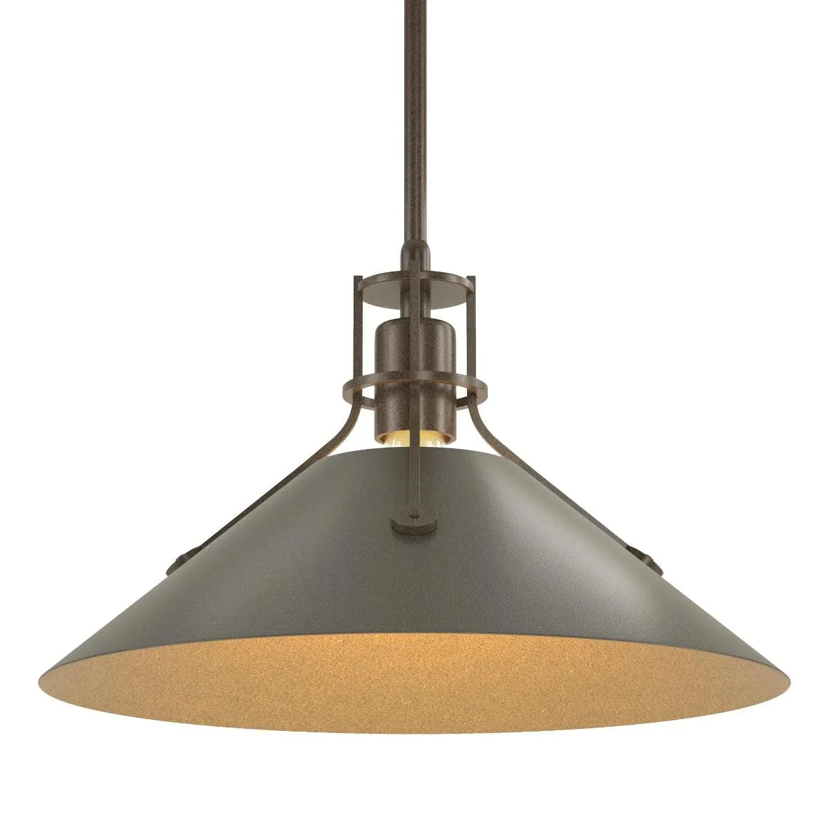 Henry 14 in. Pendant Light Bronze finish Steel shade