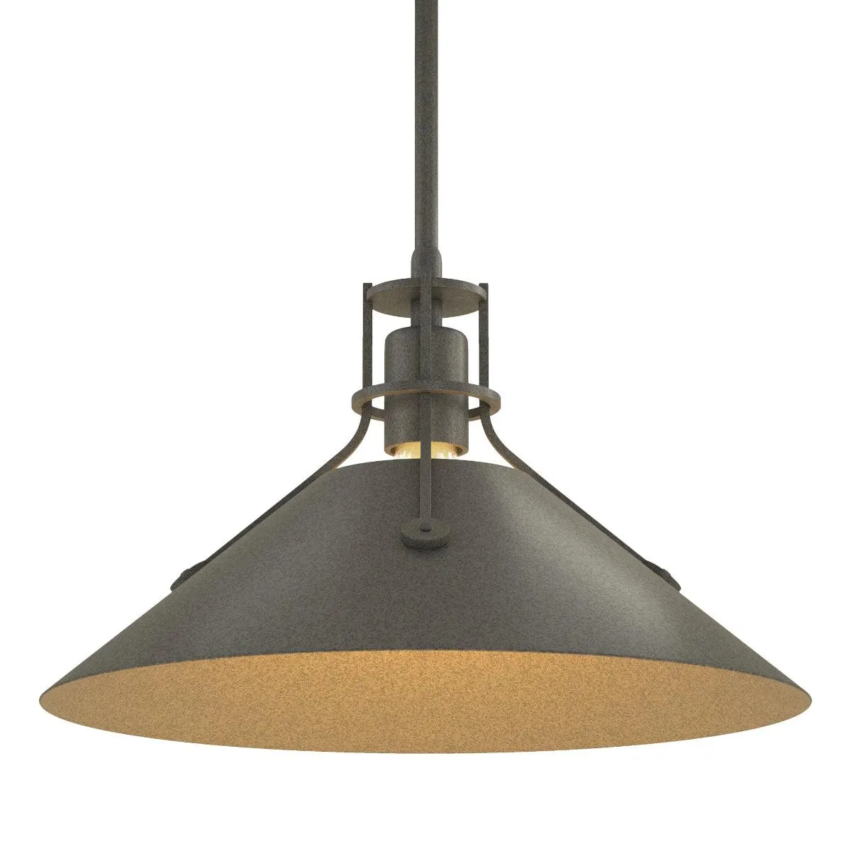 Henry 14 in. Pendant Light Natural Iron finish