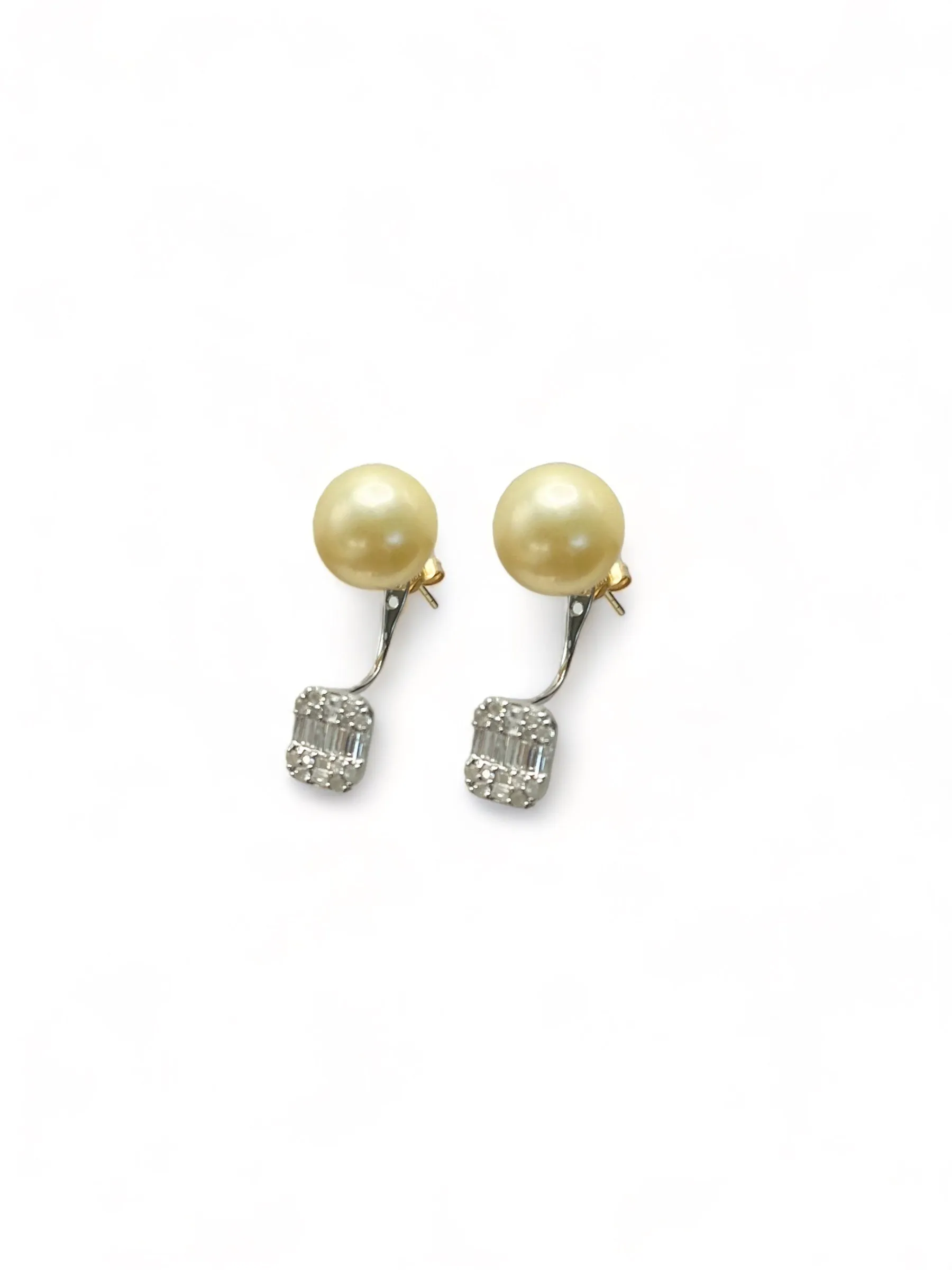 HK SETTING 2 WAY DANGLING EARRINGS