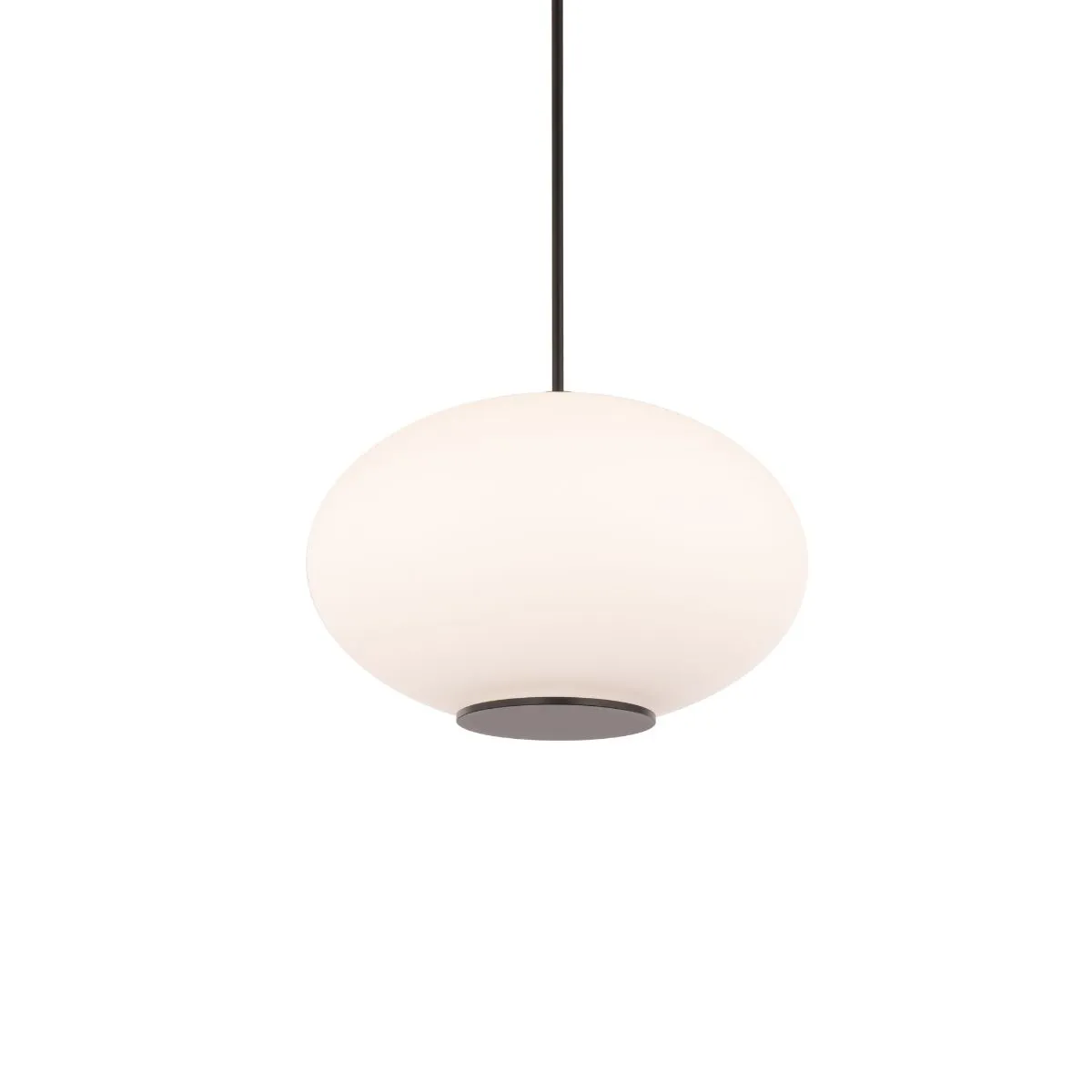 Illusion 16 in. LED Pendant Light 3500K Black finish