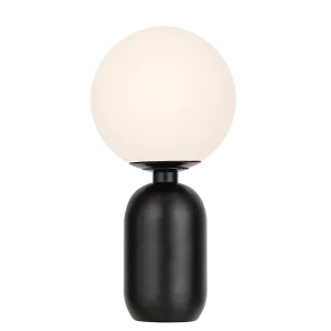 Kade Black and Opal Modern Table Lamp