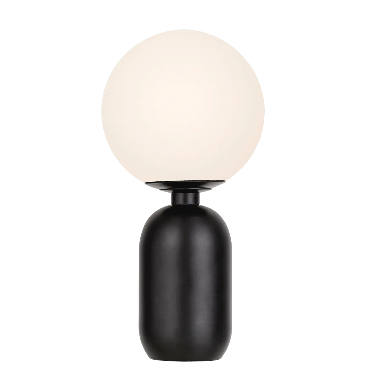 Kade Black and Opal Modern Table Lamp