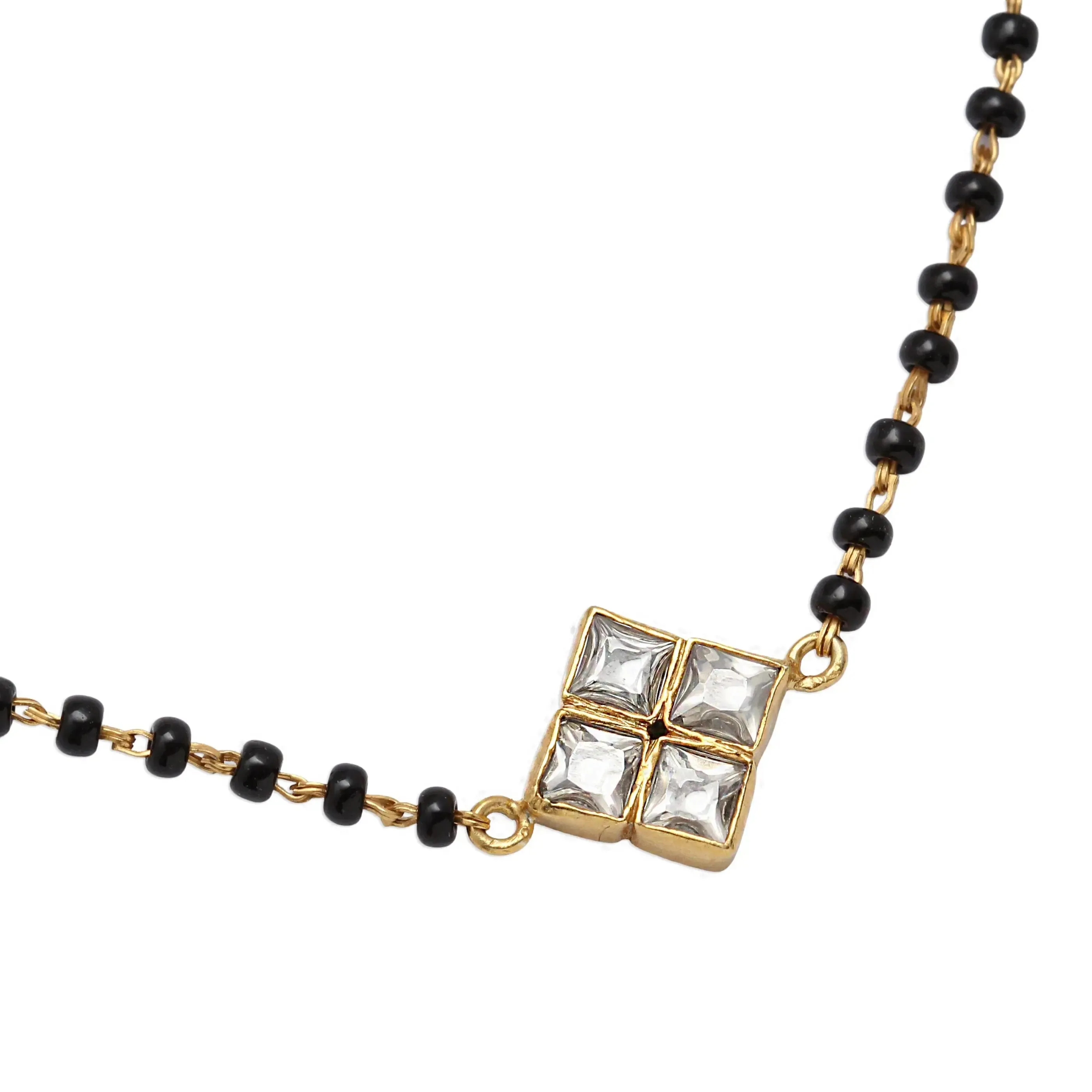 Kundan stones mangalsutra bracelet