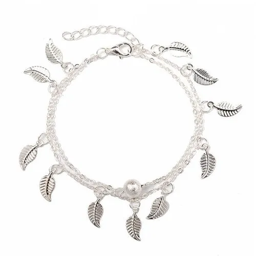 Leg Bracelets Silver Women | Bohemian Ankle Bracelet Silver - Bohemian