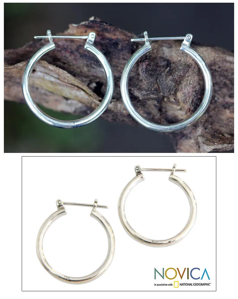 Moonlit Goddess Hoop Earrings