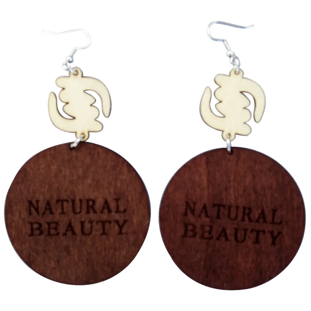 Natural Beauty earrings | Natural hair earrings | Afrocentric earrings | jewelry | accessories