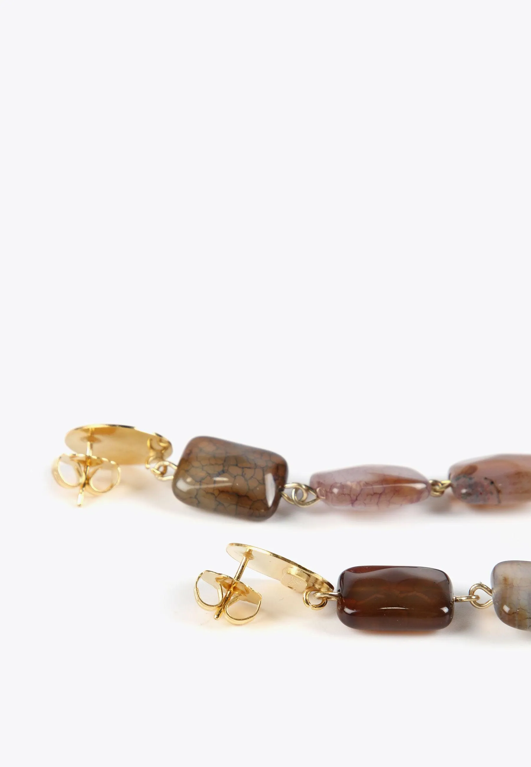 Natural stone earrings