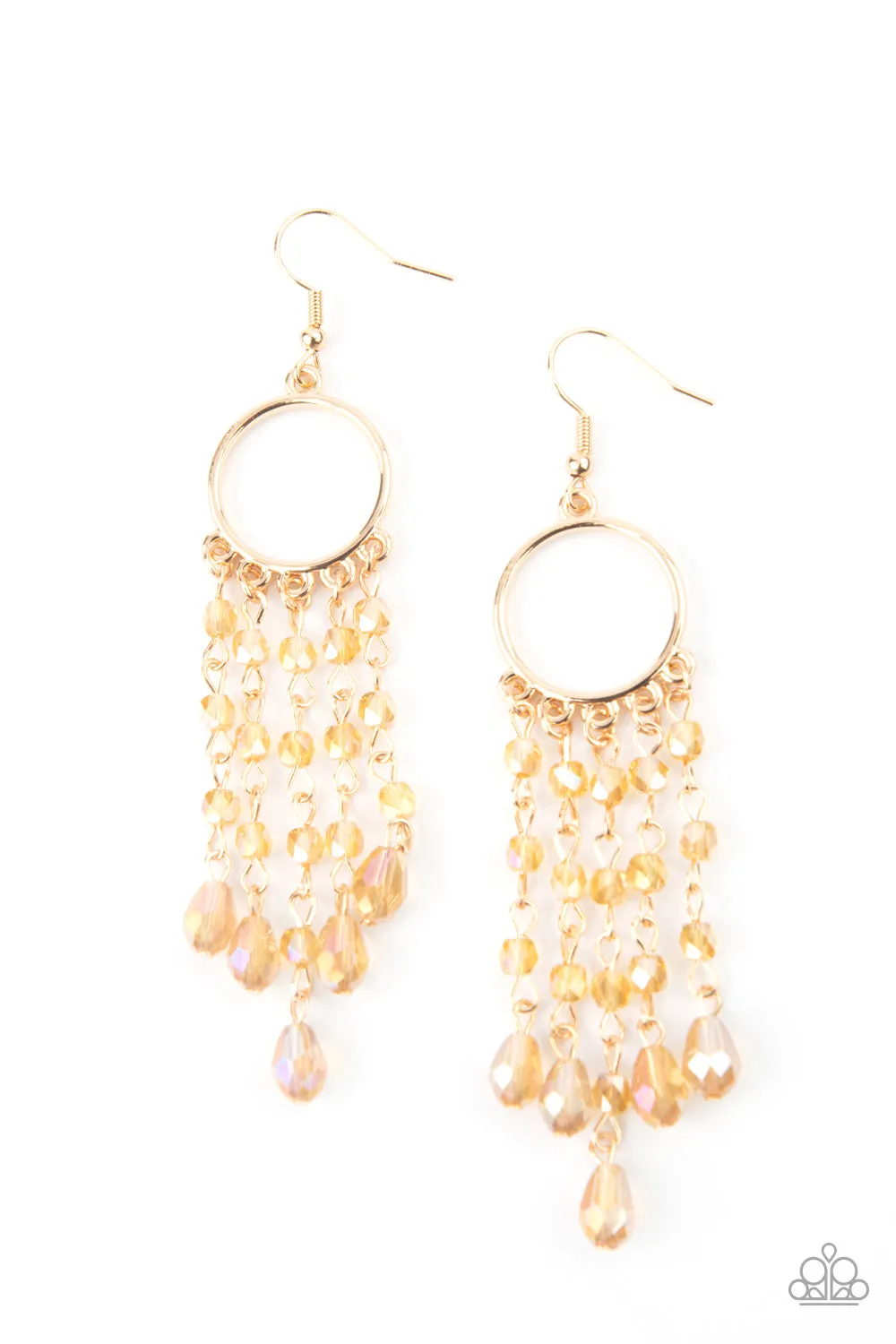 Paparazzi Dazzling Delicious Gold Earrings