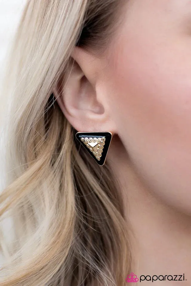 Paparazzi Earring ~ Style Surge - Gold