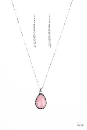 Paparazzi Necklace ~ On The Home FRONTIER - Pink