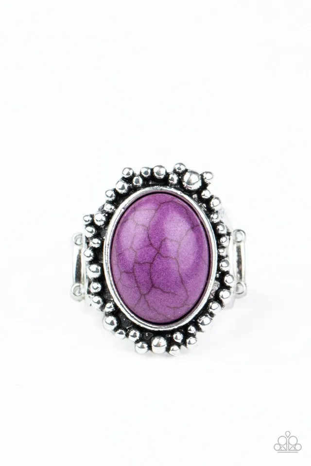 Paparazzi Ring ~ Desert Mine - Purple