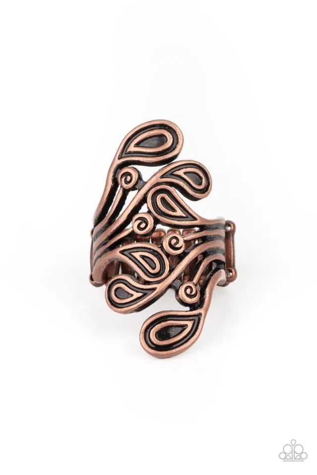 Paparazzi Ring ~ FRILL In The Blank - Copper