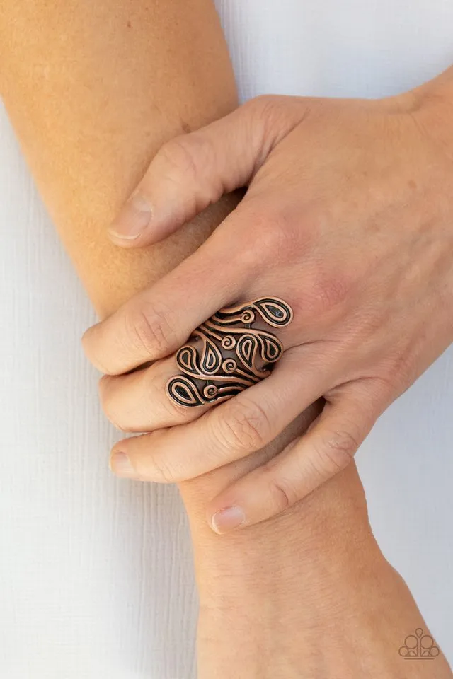 Paparazzi Ring ~ FRILL In The Blank - Copper