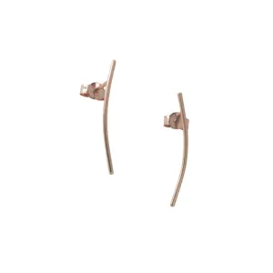 "Twigs" Rosy Bar Stick Earrings or Pin Climber