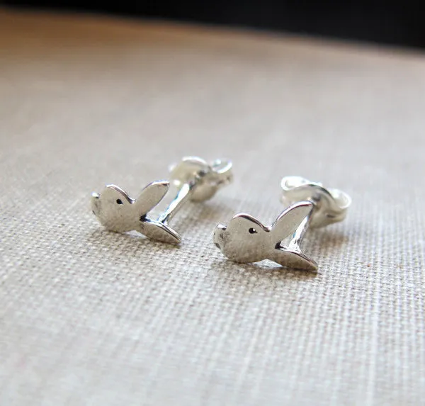 Rabbit Stud Earrings - Bunny Studs