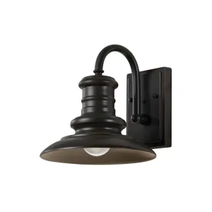 Redding Station 10 In. LED Outdoor Wall Sconce Bronze Finish