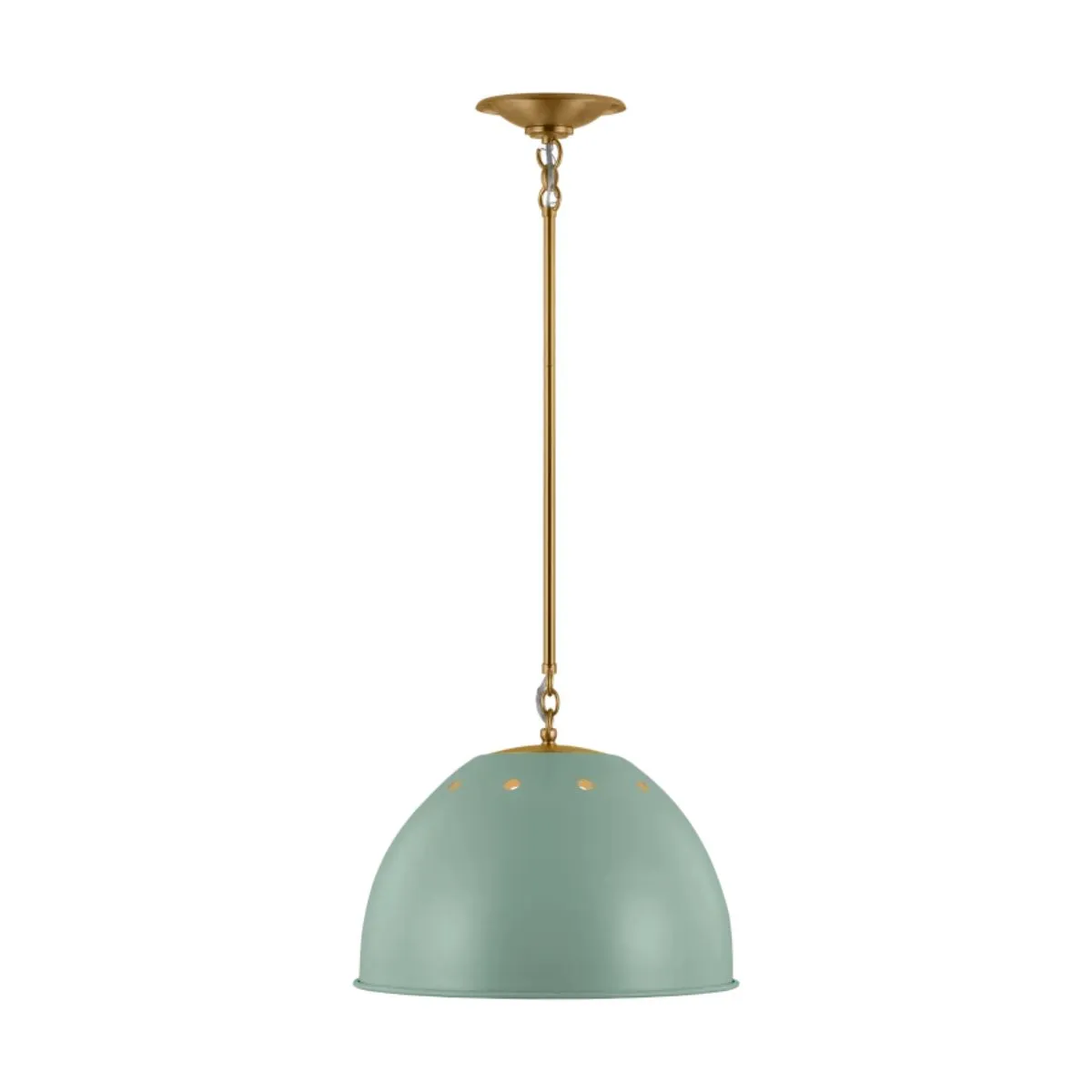 Robbie 15 in. Pendant Light Green Finish