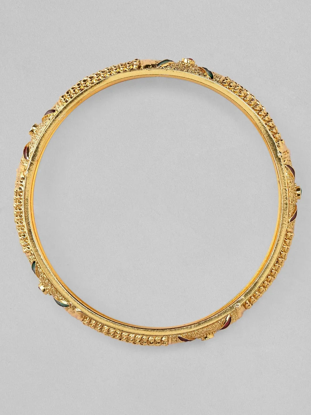 Rubans Set of 3 22K Gold Plated Handcrafted Bangles