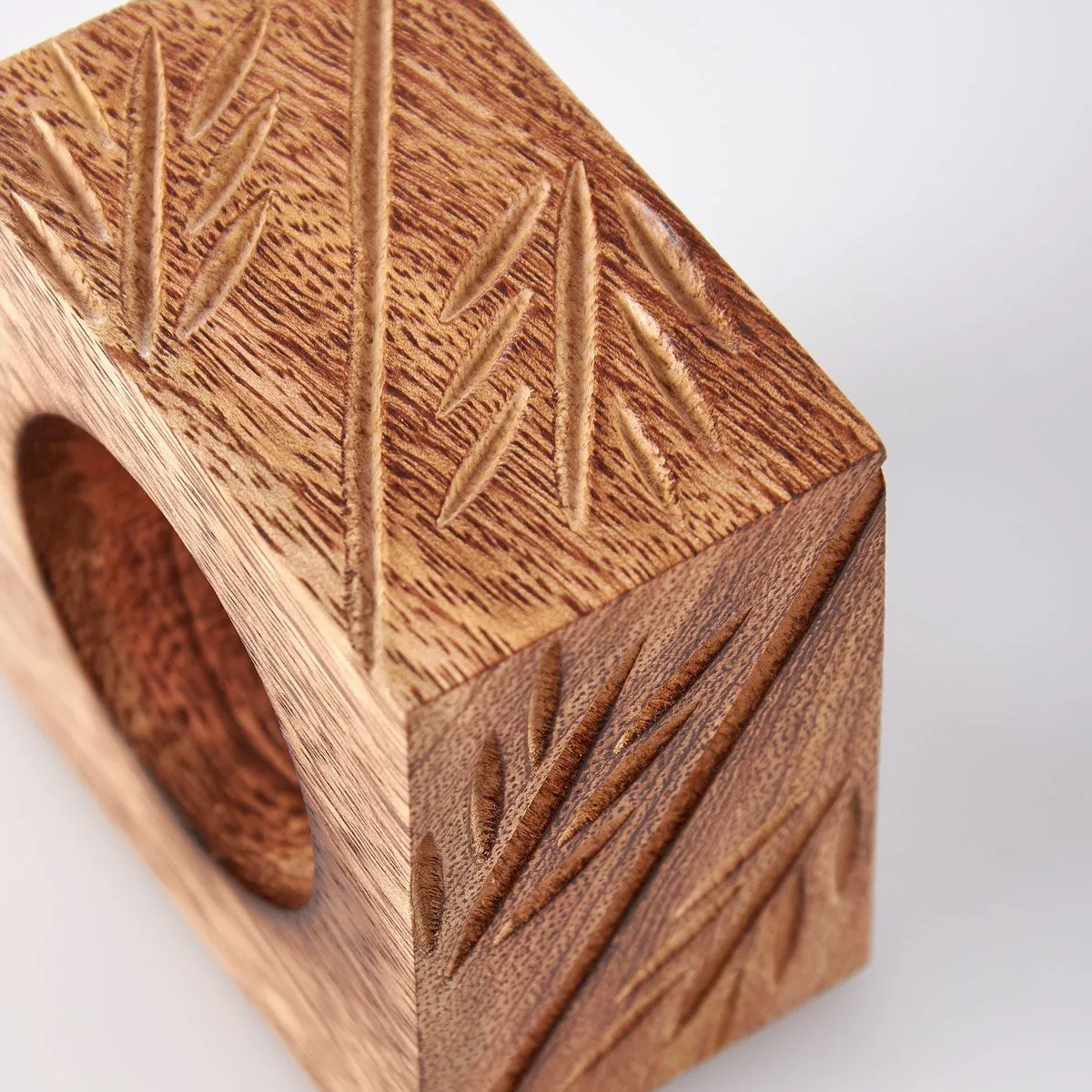 Rustic Square Napkin Ring