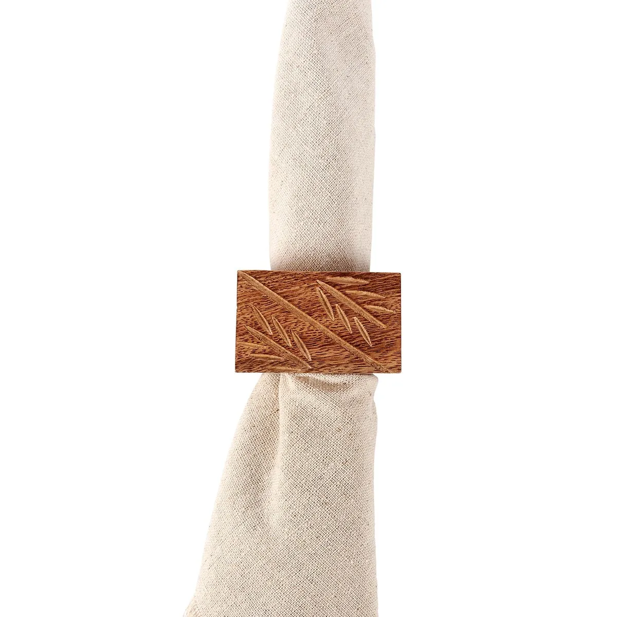 Rustic Square Napkin Ring