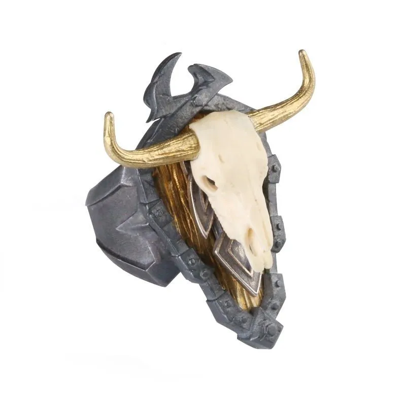 Rustic Steer Skull S925 Adjustable Ring for Men