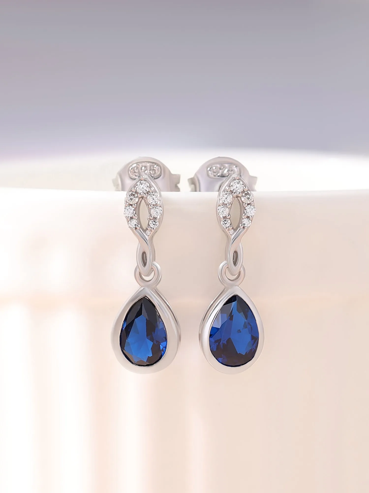 Sapphire Dazzling Earrings For Women