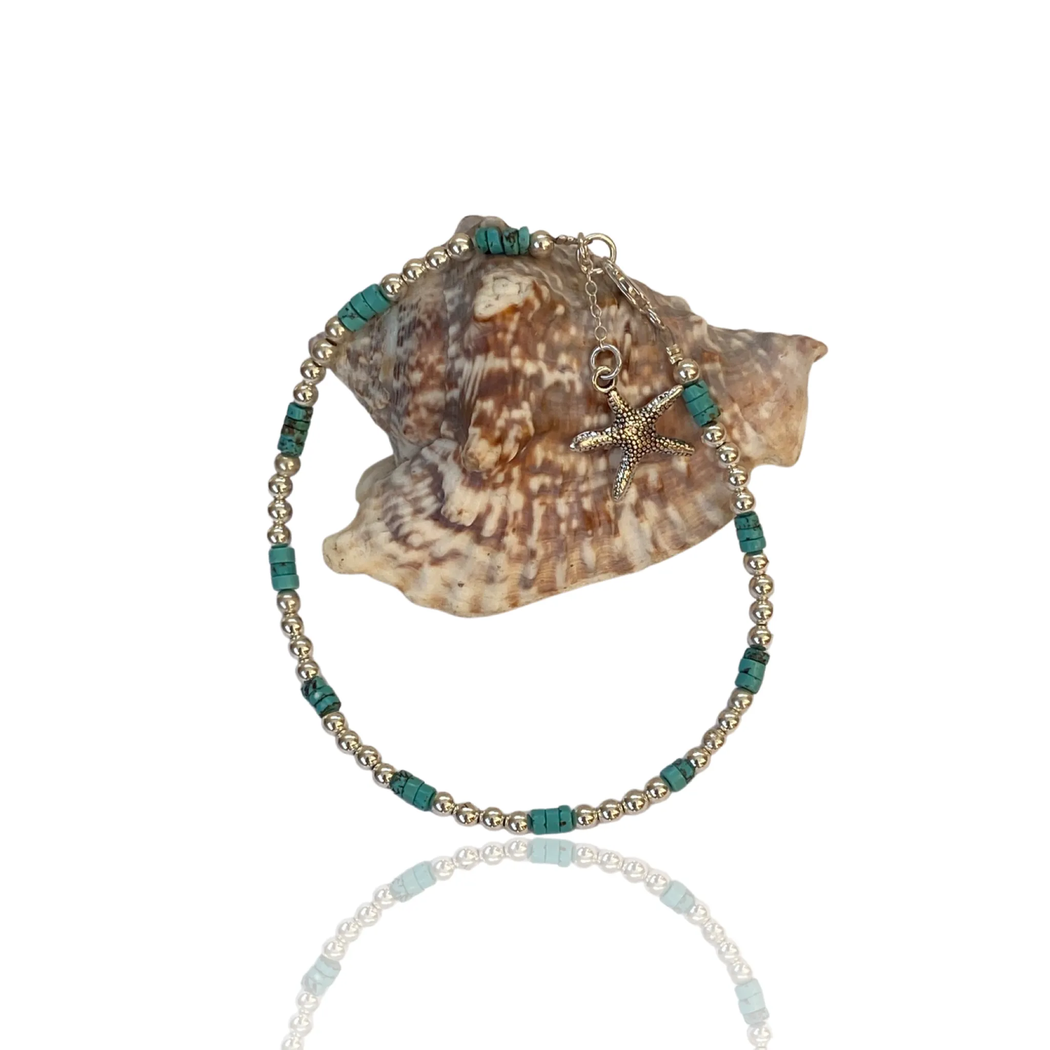 Sea breeze Turquoise Anklet