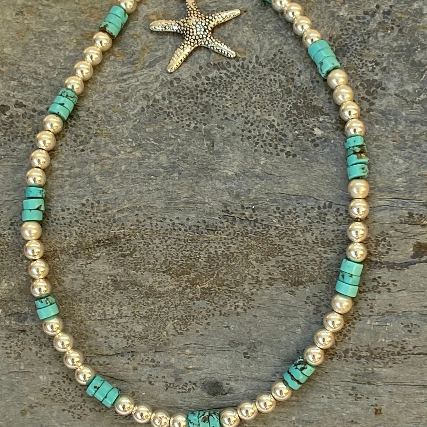 Sea breeze Turquoise Anklet