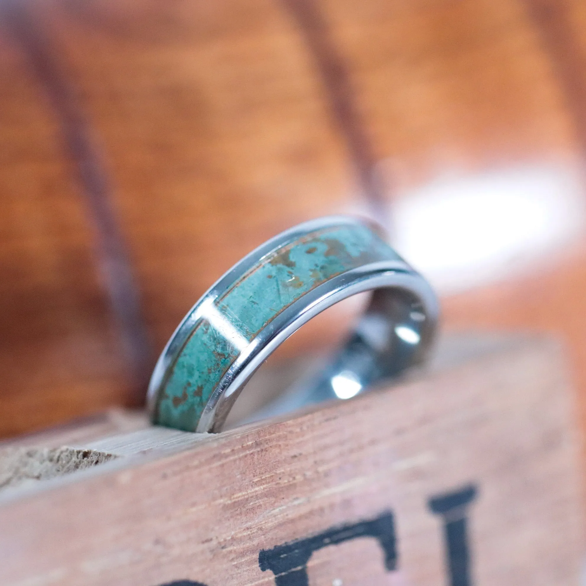 Serinium with Rustic Copper Inlay