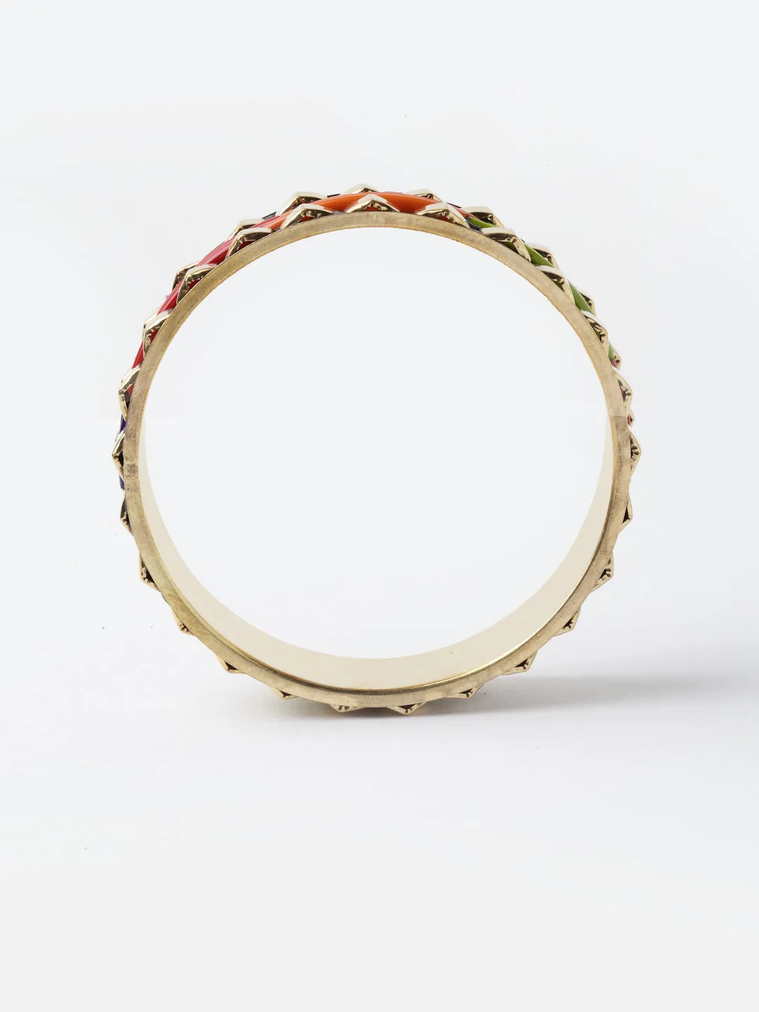 Set Of 5 Gold-Plated Handcrafted Bangles