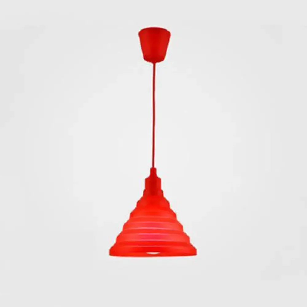 Silica Gel Babel Pendant Light – Modern & Foldable Hanging Lamp in Multi Colors