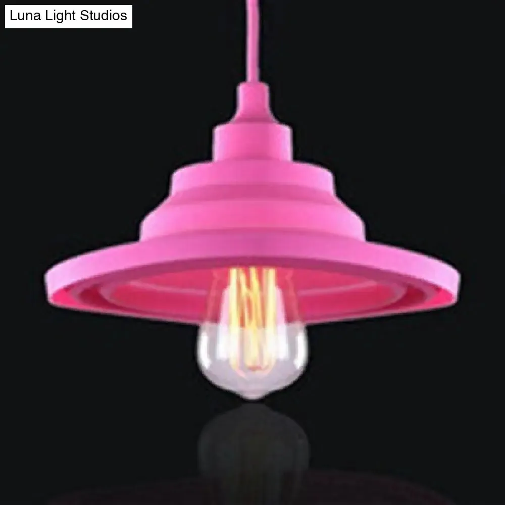 Silica Gel Babel Pendant Light – Modern & Foldable Hanging Lamp in Multi Colors