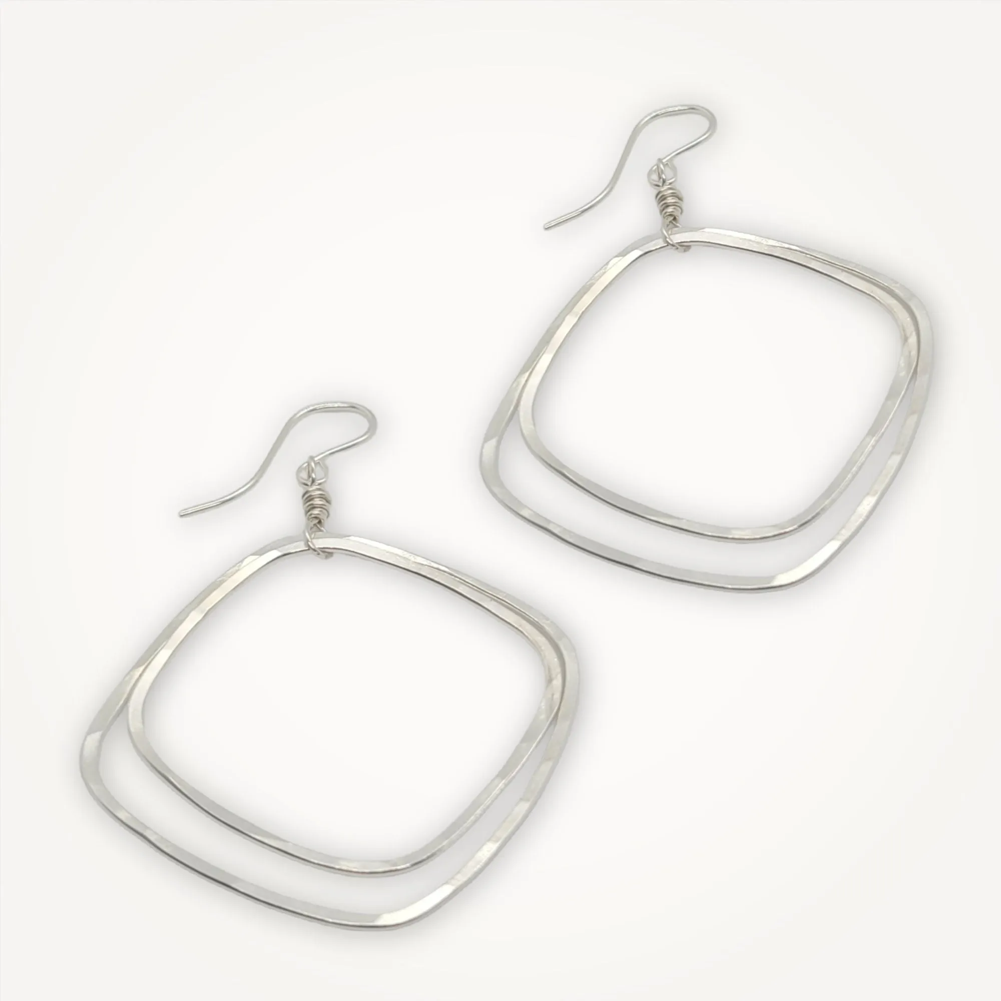 Sterling Silver Apogee Hoop Earrings