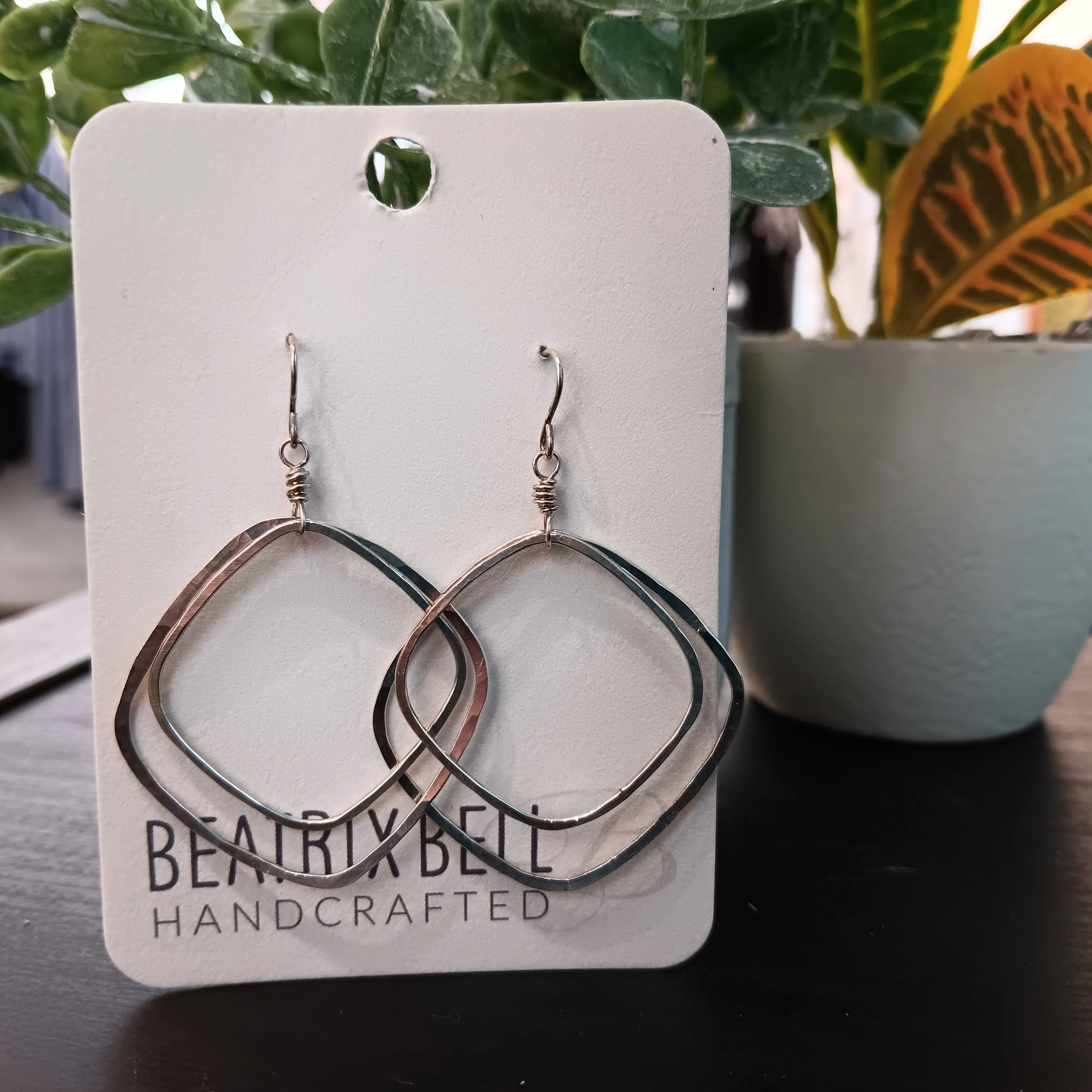 Sterling Silver Apogee Hoop Earrings