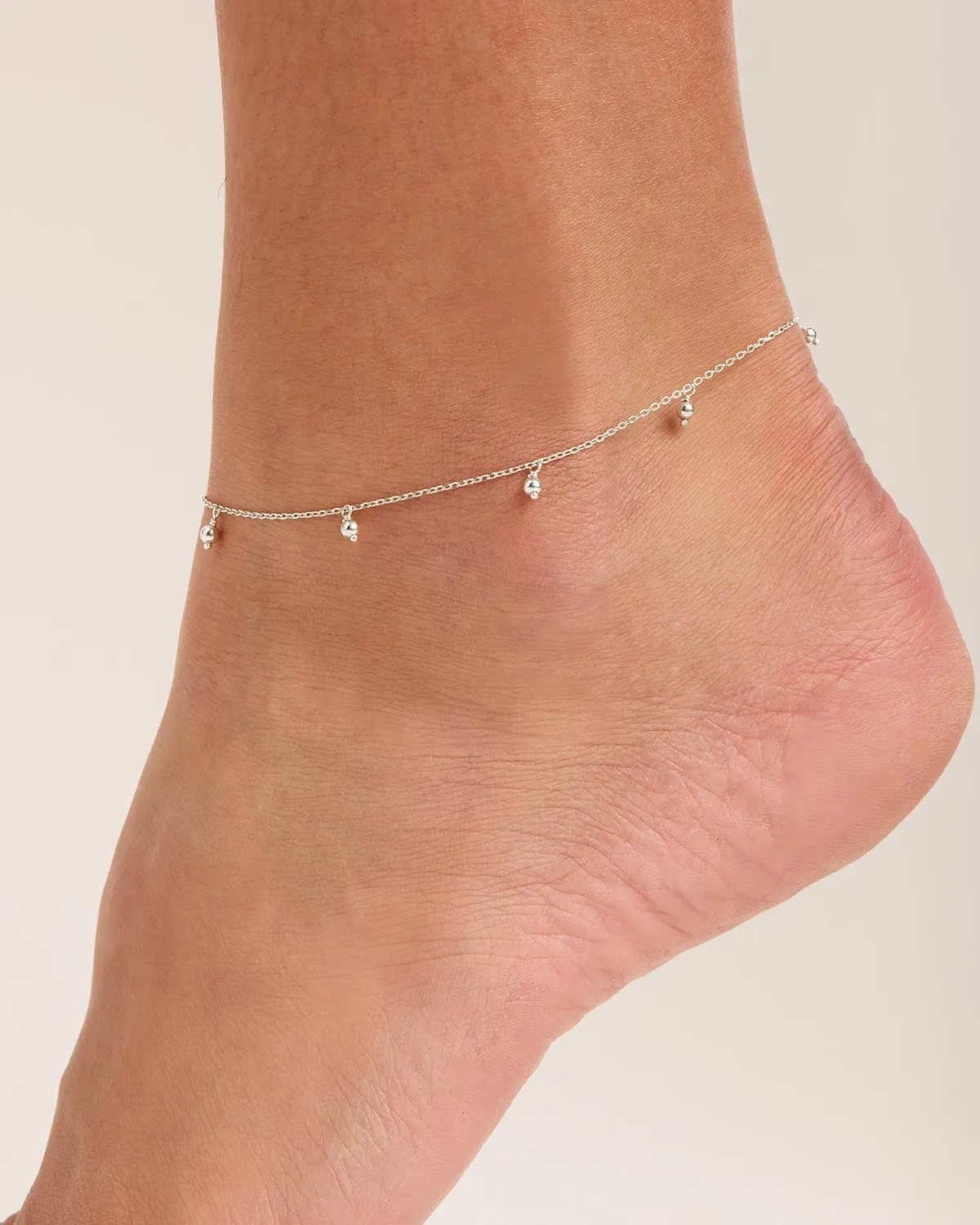 Sterling Silver Blessing Anklet