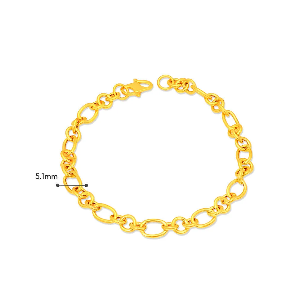 TAKA Jewellery 916 Gold Bracelet