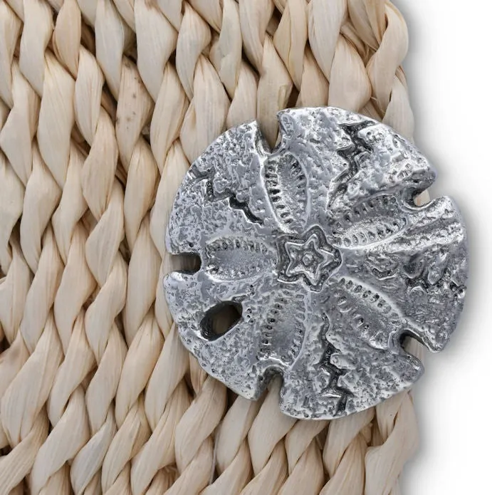 Twisted Seagrass Coastal Sand Dollar Placemats & Napkin Rings