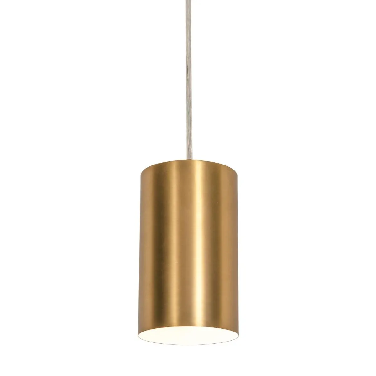 Tyke 4 in. Pendant Light Satin Brass Finish