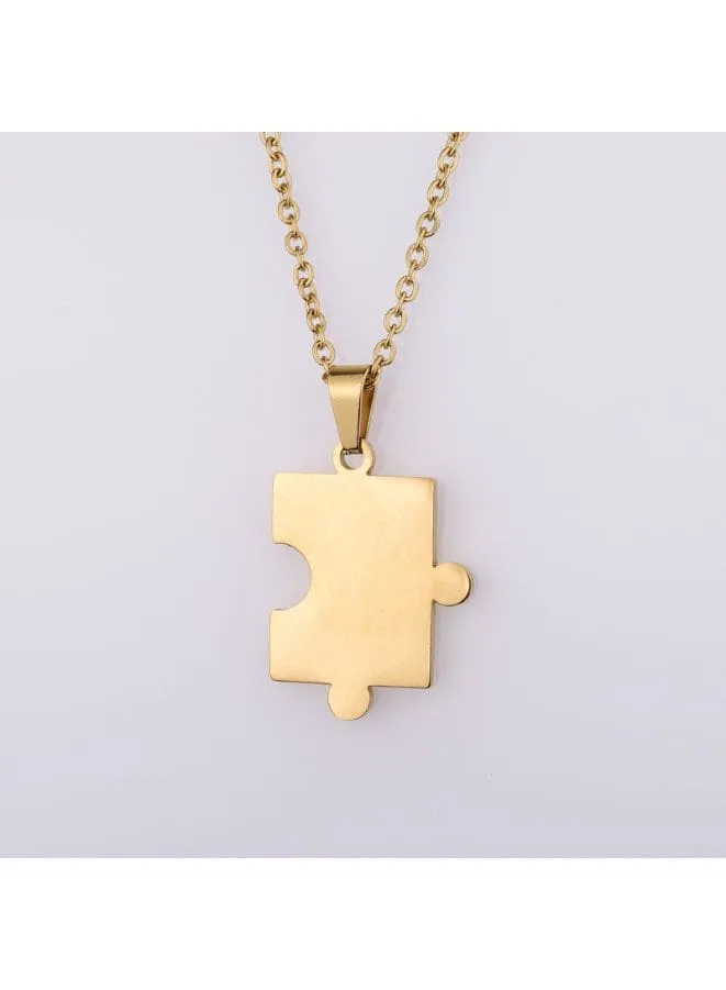 Unique Matching Puzzle Pieces Necklaces for Couples Set - Make a Statement with Your Accessories